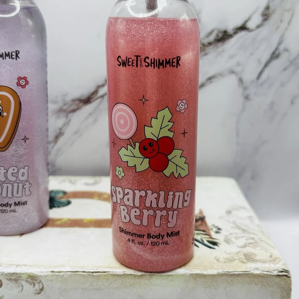 Sweet & Shimmer by Ulta Shimmer Body Mist Lot 2 Frosted Coconut Sparkling Berry